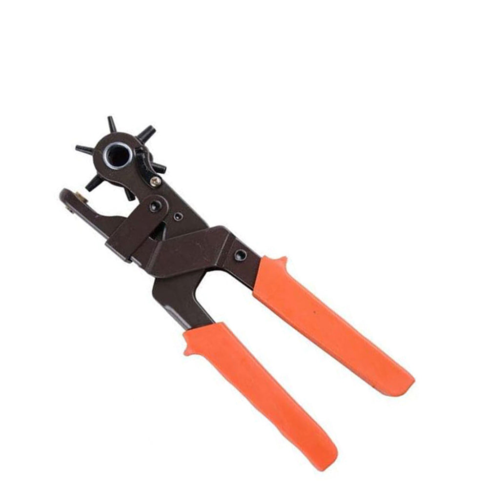Pinza a fustella perforatrice fustellatrice per fori netti e precisi 6 misure testa girevole