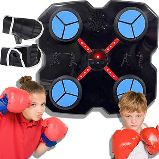 Punching Ball elettrico ricaricabile con bluetooth cassa luci e musica