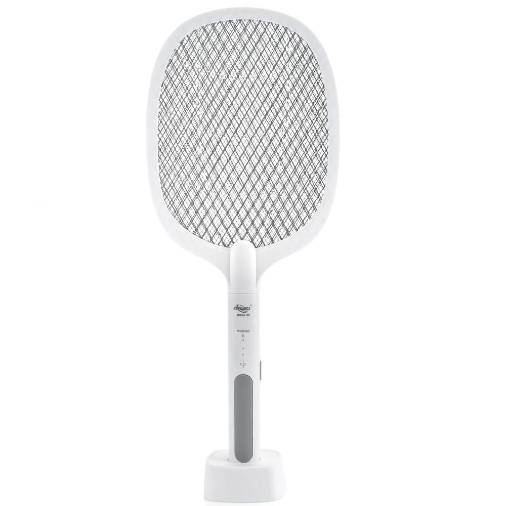 Racchetta elettrica antizanzare zanzariera ricaricabile con cavo usb fulmina insetti zanzare mosche insetticidi