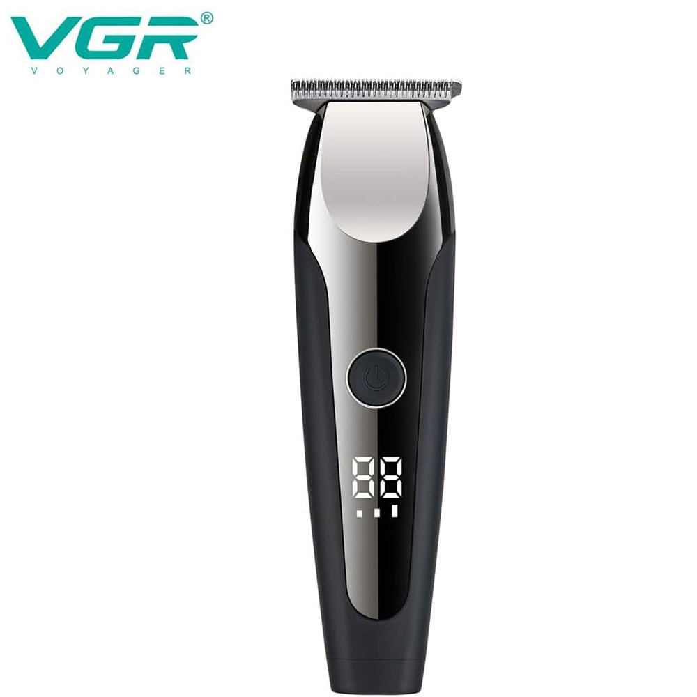 Rasoio tagliacapelli HAIR TIMMER ricaricabile portatile per barba capelli basette corpo con 6 pettinini display 3 velocità