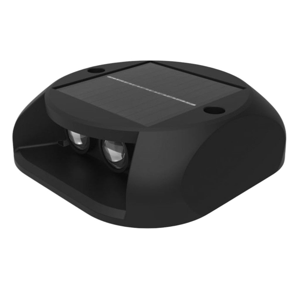Faretto segnapasso con pannello solare 0.4 watt luce a led per sentieri luce calda 3000k IP54