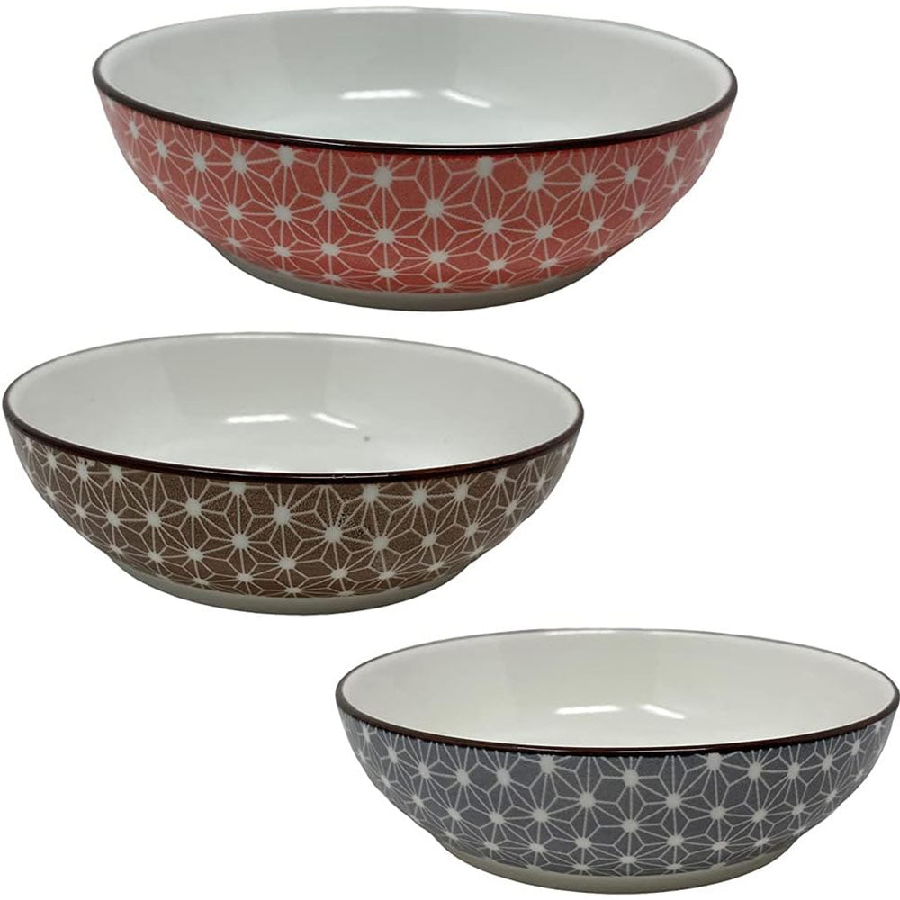 Set 4 ciotole colorate tonde in ceramica per aperitivi snack ciotoline per salse finger food