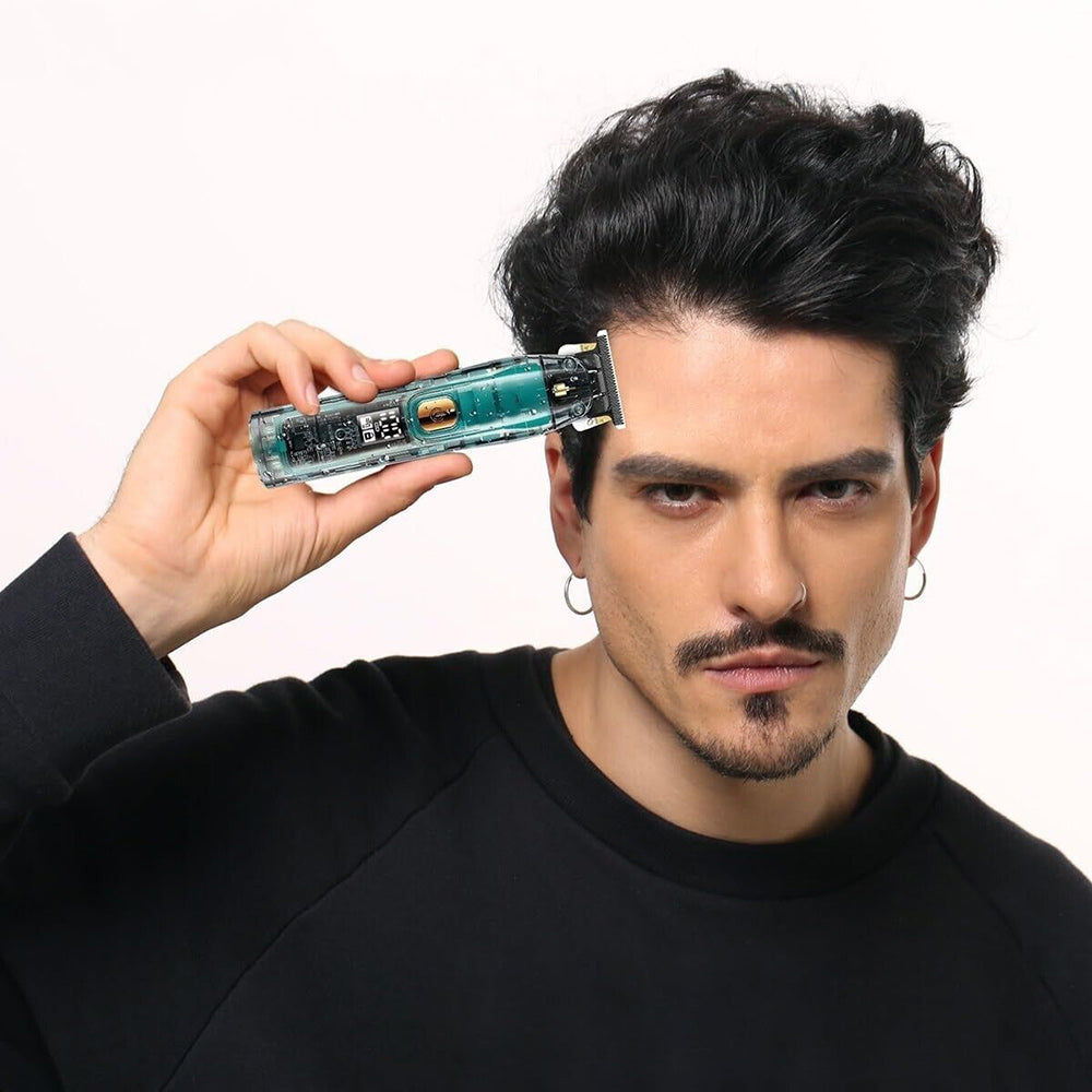 Taglia VGR HAIR TRIMMER capelli ricaricabile rasoio per regola barba con display ricarica usb con accessori 961