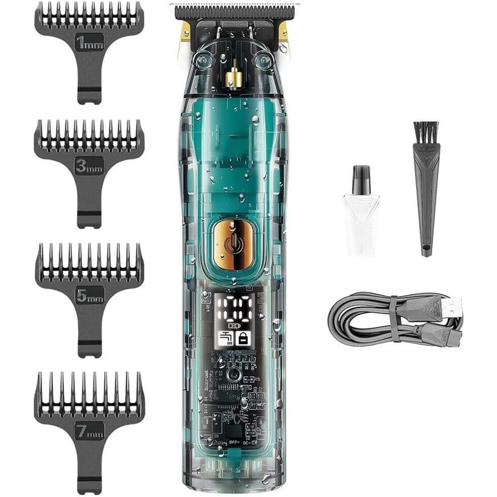 Taglia VGR HAIR TRIMMER capelli ricaricabile rasoio per regola barba con display ricarica usb con accessori 961