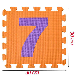 Tappeto puzzle da comporre 10 pezzi in schiuma antiurto lavabile