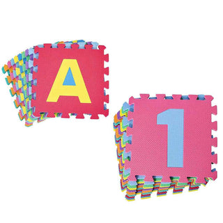 Tappeto puzzle da comporre 10 pezzi in schiuma antiurto lavabile