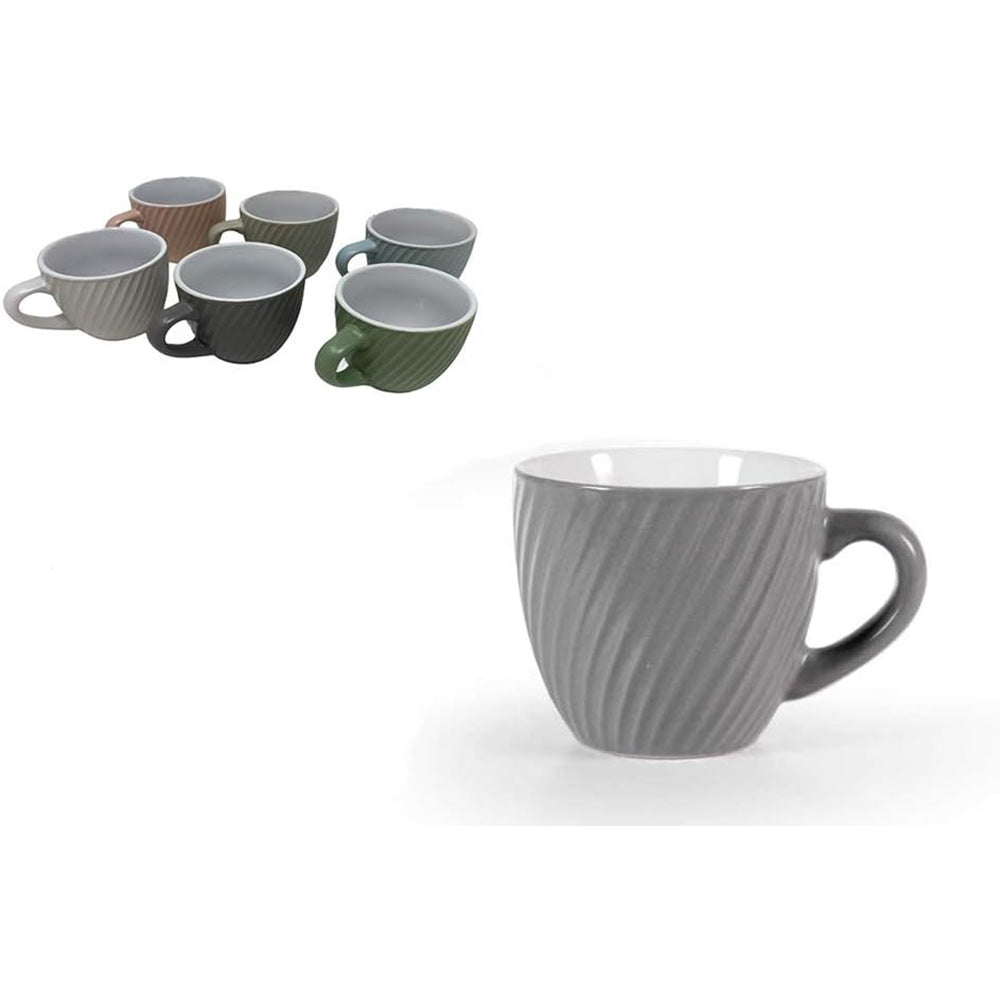 Set 6 tazzine da caffè in ceramica tazza con manico per espresso tazze colazione