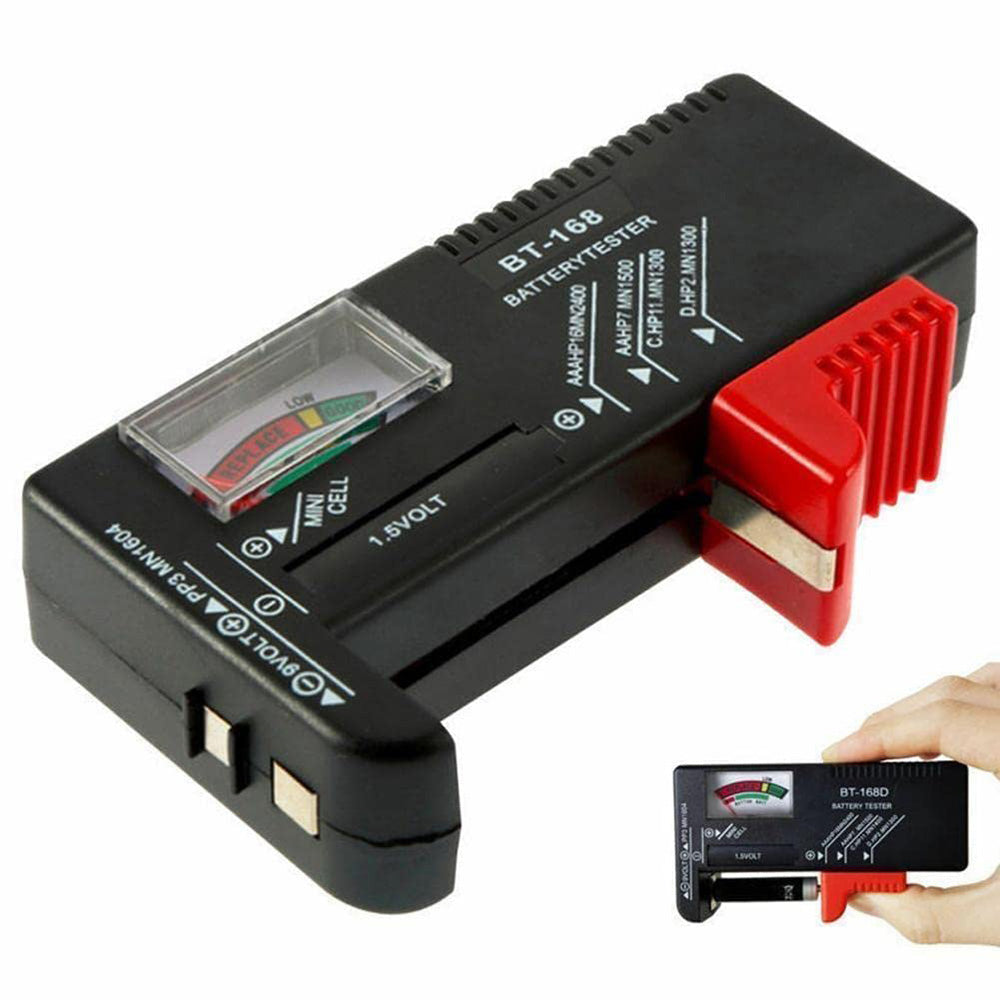 Tester per batterie universale rilevatore controllo di carica della batteria analogico