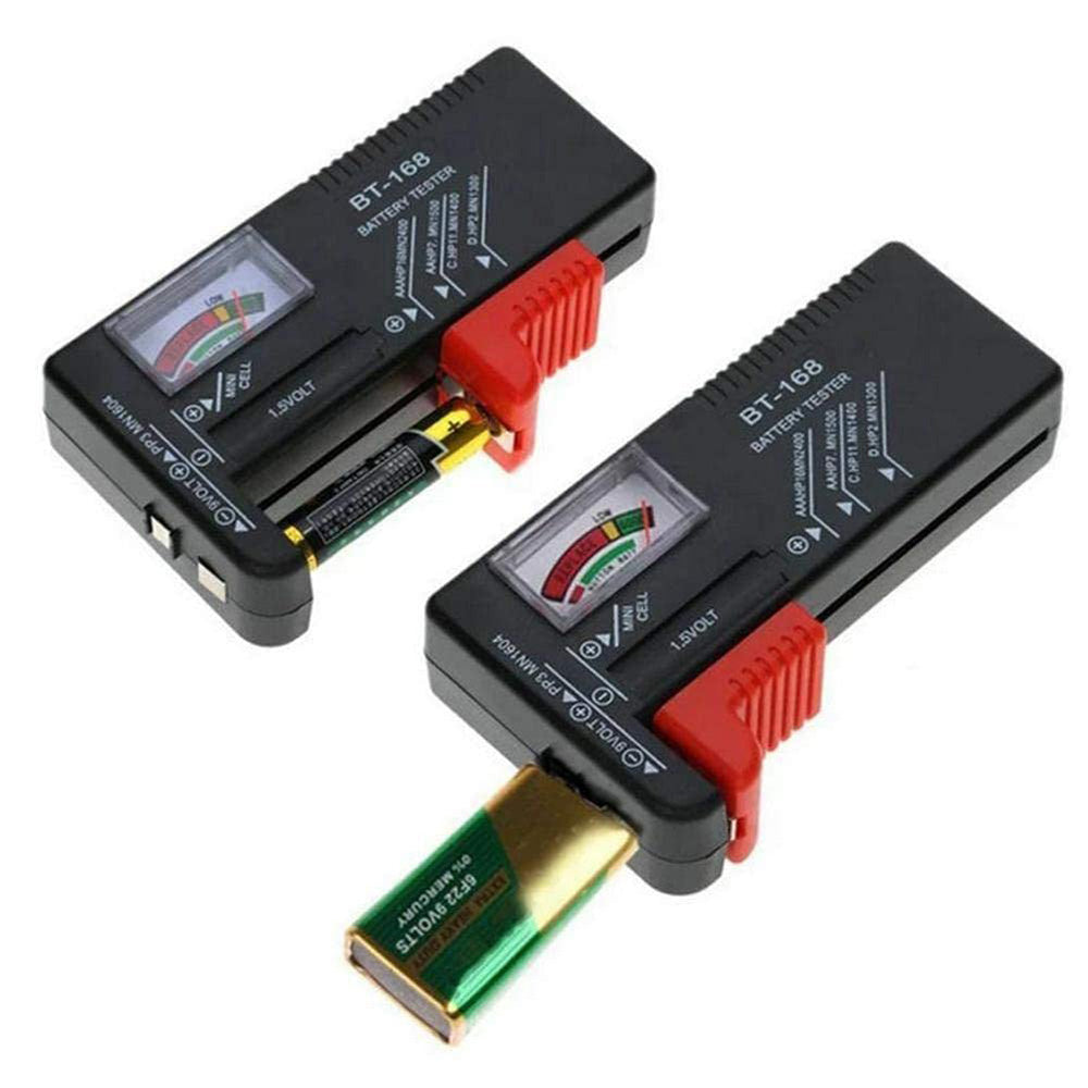 Tester per batterie universale rilevatore controllo di carica della batteria analogico