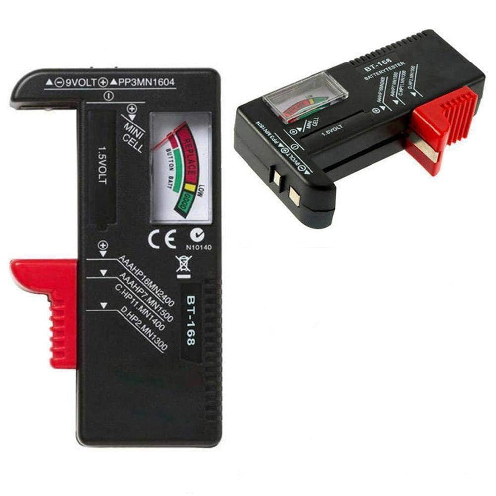 Tester per batterie universale rilevatore controllo di carica della batteria analogico