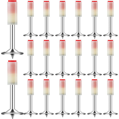 Set 100 chiodi tondi in acciaio 27 mm per pistola sparachiodi manuale accessori per il fai da te