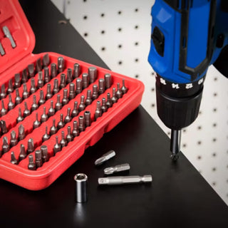Kit 100 inserti punte trox taglio stella adattatore per avvitatore