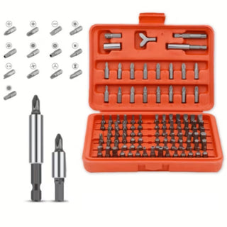 Kit 100 inserti punte trox taglio stella adattatore per avvitatore