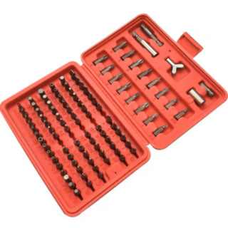 Kit 100 inserti punte trox taglio stella adattatore per avvitatore