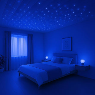 Mini faretto incasso bianco cielo stellato 1W punto luce IP65