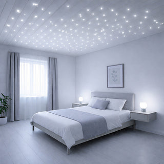 Mini faretto incasso bianco cielo stellato 1W punto luce IP65