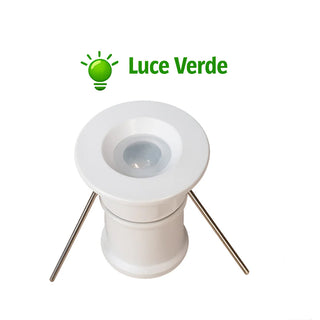 Mini faretto incasso bianco cielo stellato 1W punto luce IP65