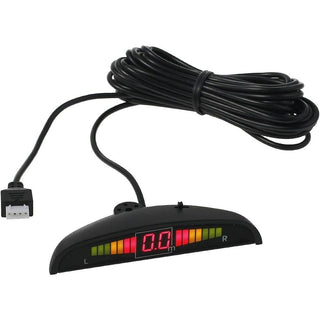 4 sensori parcheggio con display LED e avviso acustico silver
