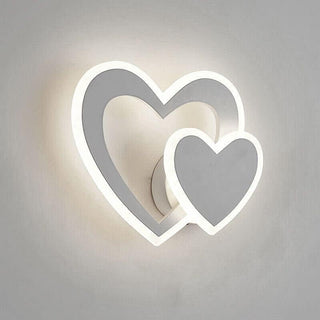 Applique led con doppio cuore 12 watt a parete tecnologia CCT