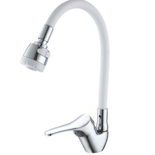 Rubinetto con doccetta in silicone flessibile da cucina 2 getti