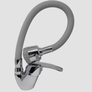 Rubinetto con doccetta in silicone flessibile da cucina 2 getti