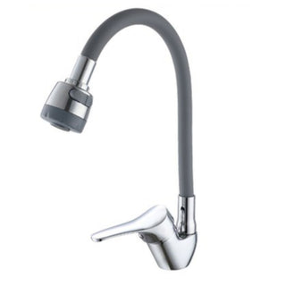 Rubinetto con doccetta in silicone flessibile da cucina 2 getti