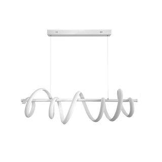Lampadario led 60W lampada twist bianco CCT 3 di luce da 6500k a 3000k