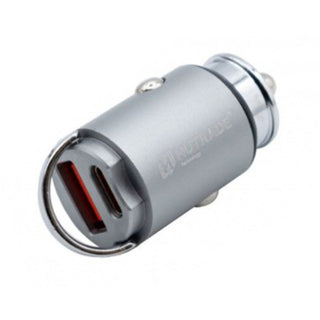 Adattatore auto accendisigari doppio ingresso USB e Type-C 30 Watt
