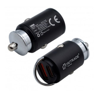 Adattatore auto accendisigari doppio ingresso USB e Type-C 30 Watt