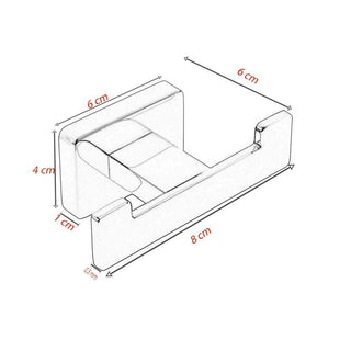 Accessori bagno acciaio lucido portasciugamani gancio dispenser rotolo