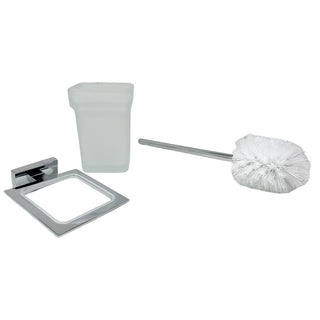 Accessori bagno acciaio lucido portasciugamani gancio dispenser rotolo