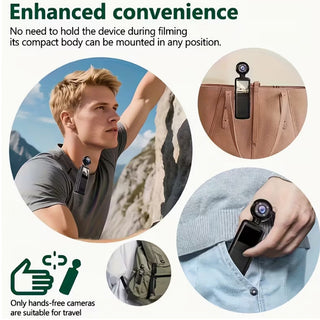Body cam 1080p wifi sport con led display audio e video action camera