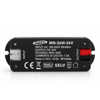 Alimentatore Switching 24V DC per scatola 503 36 W 60 W per led