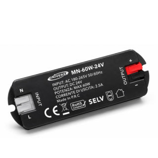 Alimentatore Switching 24V DC per scatola 503 36 W 60 W per led