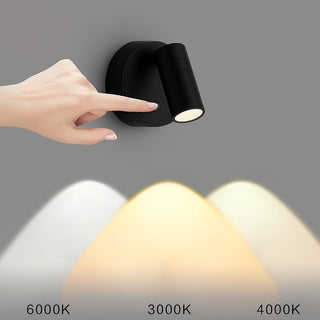 Applique led ricaricabile orientabile calamitato tecnologia cct touch