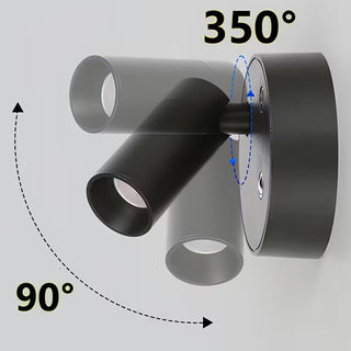 Applique led ricaricabile orientabile calamitato tecnologia cct touch