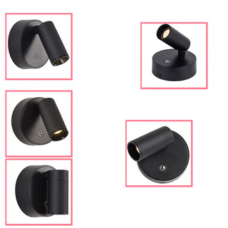 Applique led ricaricabile orientabile calamitato tecnologia cct touch