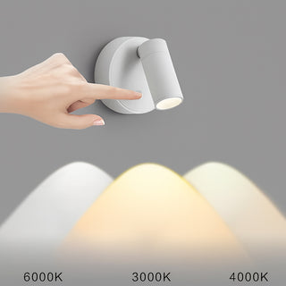 Applique led ricaricabile orientabile calamitato tecnologia cct touch