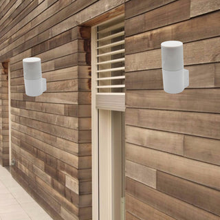 Applique da esterno da parete lampada da muro E27 IP54  bianco grigio