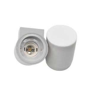 Applique da esterno da parete lampada da muro E27 IP54  bianco grigio