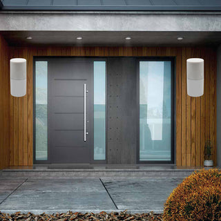 Applique da esterno da parete lampada da muro E27 IP54  bianco grigio