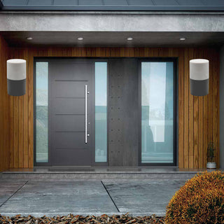 Applique da esterno da parete lampada da muro E27 IP54  bianco grigio