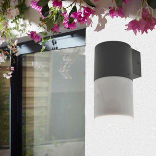 Applique da esterno da parete lampada da muro E27 IP54  bianco grigio