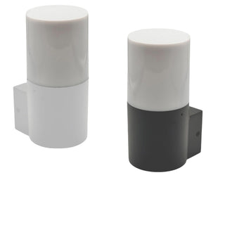 Applique da esterno da parete lampada da muro E27 IP54  bianco grigio