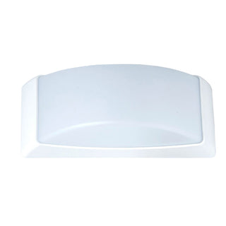 Applique a parete per esterno lampada da muro E27 grigio e bianco IP54