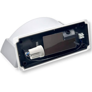 Applique a parete per esterno lampada da muro E27 grigio e bianco IP54