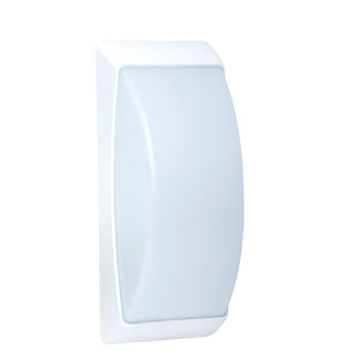 Applique a parete per esterno lampada da muro E27 grigio e bianco IP54