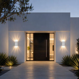 Applique led 10W CCT da esterno doppio fascio di luce regolabile IP65