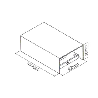 Applique led 10W CCT da esterno doppio fascio di luce regolabile IP65