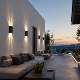 Applique led 10W CCT da esterno doppio fascio di luce regolabile IP65
